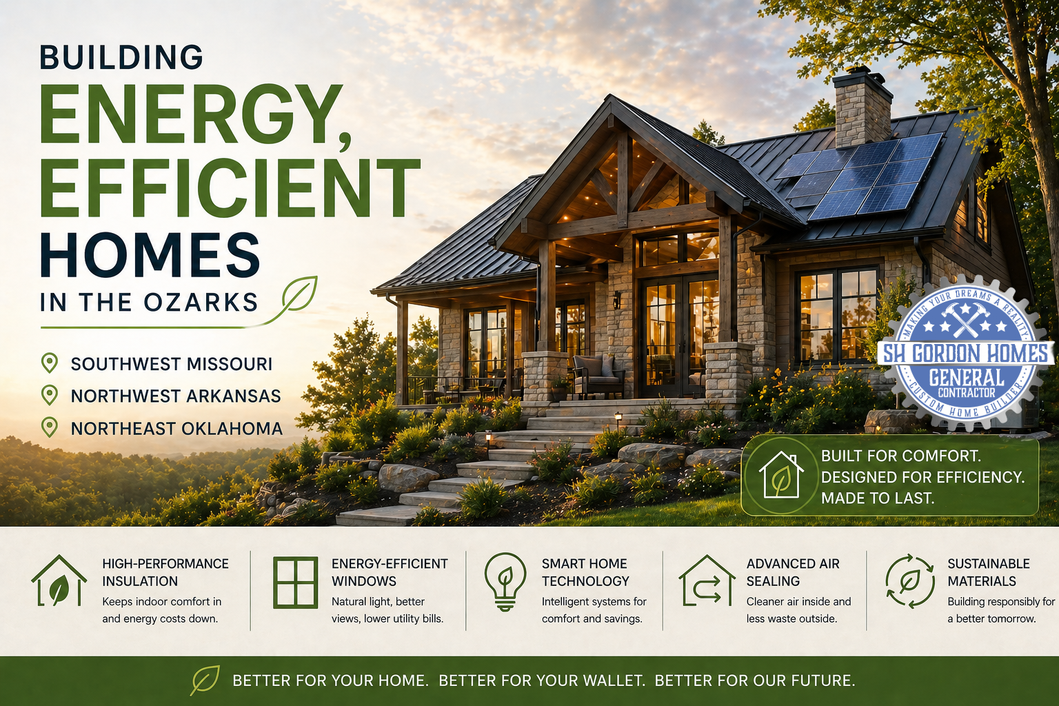 Building Energy-Efficient Homes in the Ozarks: Sustainable Solutions for Modern Living