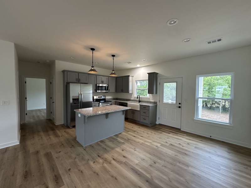 Experience the perfect blend of comfort and functionality in this stunning three-bedroom, two-bathroom home, expertly crafted for today’s families. Enjoy an open-concept floor plan that connects the living room, dining area, and kitchen, making entertaining and everyday living effortless. Each spacious bedroom is filled with natural light, offering a tranquil space to unwind. With 1,348 square feet of thoughtfully designed living space, this home provides style, convenience, and ample room for family life, making it an ideal choice for those seeking modern family homes for sale.