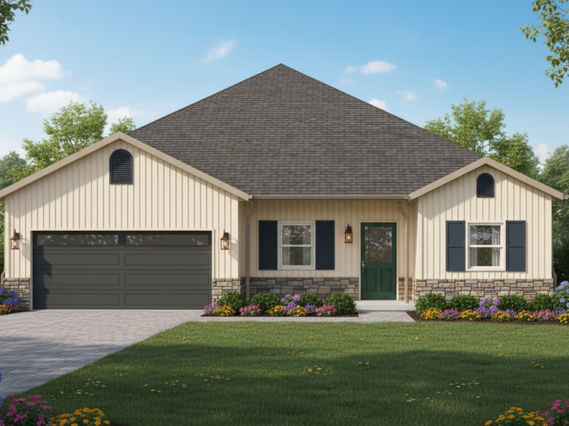 Modern Comfort and Family Living in 1,656 Square Feet This delightful residence offers a well-designed open floor plan and generous living space, making it ideal for both entertaining and everyday life. With three comfortable bedrooms and two full bathrooms, the home provides ample room for families or those who desire extra space. The luxurious master suite features a large shower and a relaxing tub, creating a personal oasis for rest and rejuvenation.