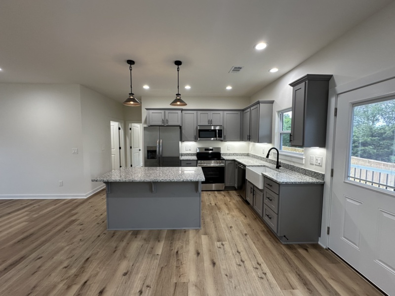 Experience the perfect blend of comfort and functionality in this stunning three-bedroom, two-bathroom home, expertly crafted for today’s families. Enjoy an open-concept floor plan that connects the living room, dining area, and kitchen, making entertaining and everyday living effortless. Each spacious bedroom is filled with natural light, offering a tranquil space to unwind. With 1,348 square feet of thoughtfully designed living space, this home provides style, convenience, and ample room for family life, making it an ideal choice for those seeking modern family homes for sale.