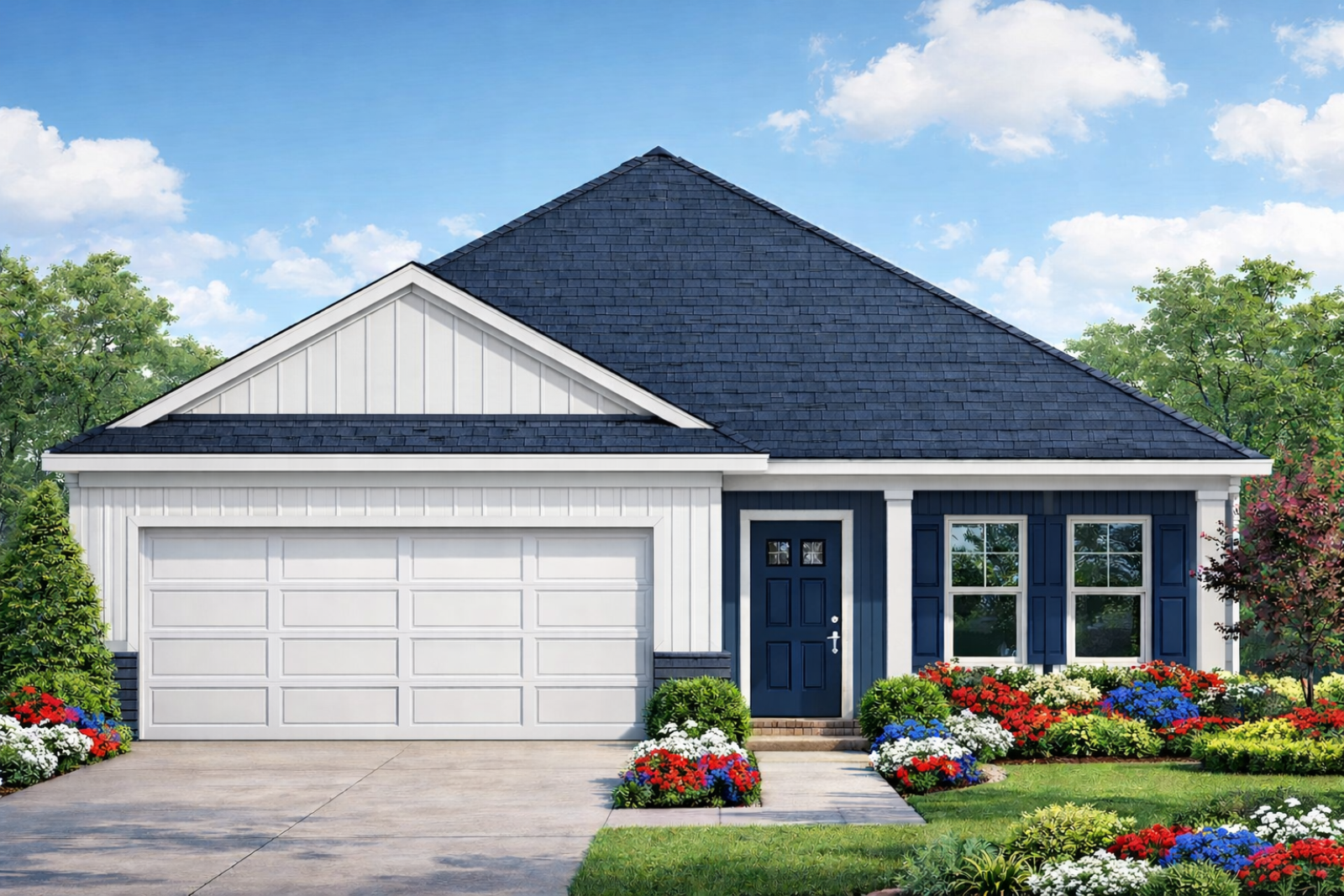 Enjoy stylish comfort and everyday convenience in this thoughtfully crafted three-bedroom, two-bathroom home, designed for families embracing a modern lifestyle. The open-concept floor plan unites the living area, dining room, and kitchen, offering the perfect setting for entertaining guests or spending time together. Each bedroom is spacious and filled with abundant natural light, providing serene spaces for rest and relaxation. With 1,369 square feet of intelligently organized living space, this contemporary family residence offers the style, practicality, and generous room today’s buyers expect. 