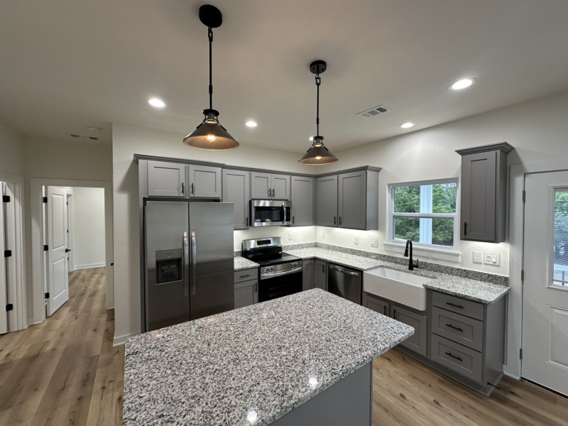 Experience the perfect blend of comfort and functionality in this stunning three-bedroom, two-bathroom home, expertly crafted for today’s families. Enjoy an open-concept floor plan that connects the living room, dining area, and kitchen, making entertaining and everyday living effortless. Each spacious bedroom is filled with natural light, offering a tranquil space to unwind. With 1,348 square feet of thoughtfully designed living space, this home provides style, convenience, and ample room for family life, making it an ideal choice for those seeking modern family homes for sale.