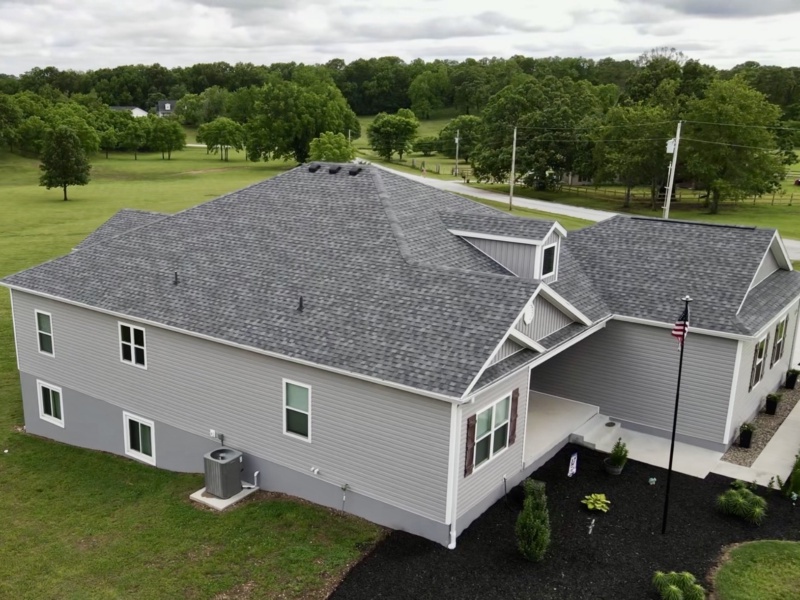 Introducing an impressive 4500 sq ft two-story home plan designed for modern family living and gracious entertaining. The upper level features two luxurious master suites, each with its own massive walk-in closet, providing private retreats with ample storage. Downstairs you will find three additional bedrooms for kids, guests, or a home office, ensuring plenty of space for everyone. The walkout basement adds versatility with a huge custom-built tornado shelter room, plus endless potential for recreation, storage, or future finishing. The heart of the home is a large, open-concept gathering area flooded with natural light from abundant windows, seamlessly connecting to the kitchen and a large walk-in pantry. Step outside to an extra-large cathedral-style covered back porch, perfect for outdoor living and entertaining year-round. This plan pairs practicality with upscale amenities, delivering bright, inviting spaces and thoughtful comforts for every day and special occasions.