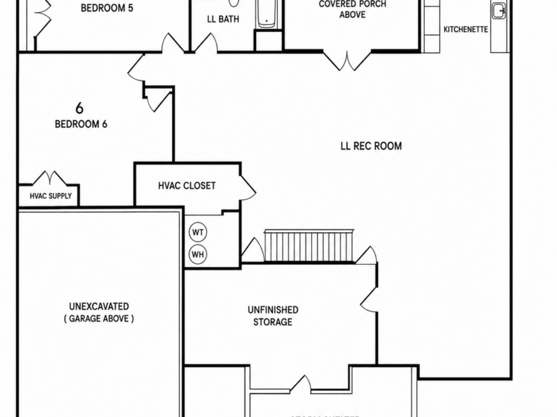 The Weston w/ Walk Out Basement floor plan image