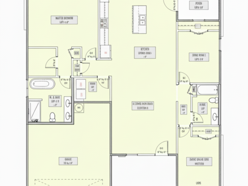 Modern Comfort and Family Living in 1,656 Square Feet This delightful residence offers a well-designed open floor plan and generous living space, making it ideal for both entertaining and everyday life. With three comfortable bedrooms and two full bathrooms, the home provides ample room for families or those who desire extra space. The luxurious master suite features a large shower and a relaxing tub, creating a personal oasis for rest and rejuvenation.